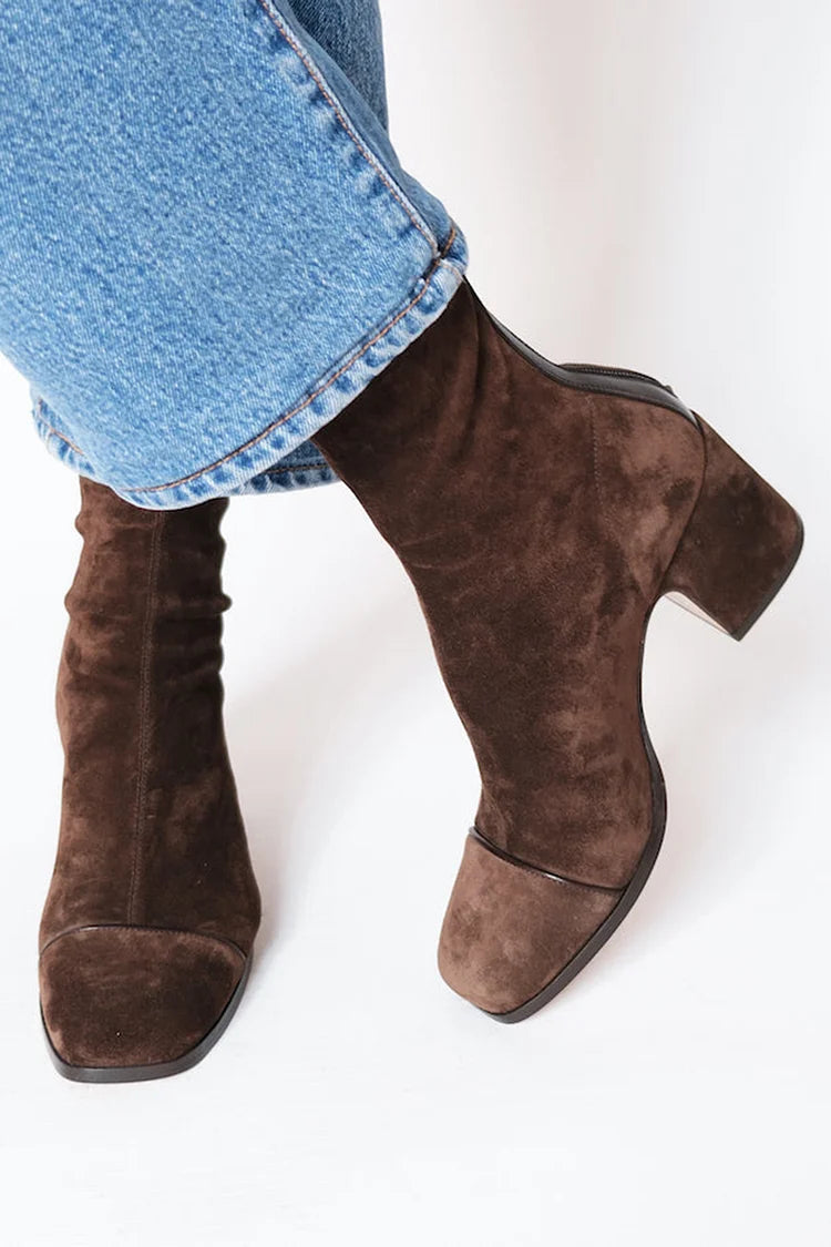Margaux™ | Bottines en Daim Élégantes