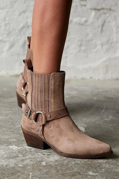 Anaïs™ | Bottines Western en Daim