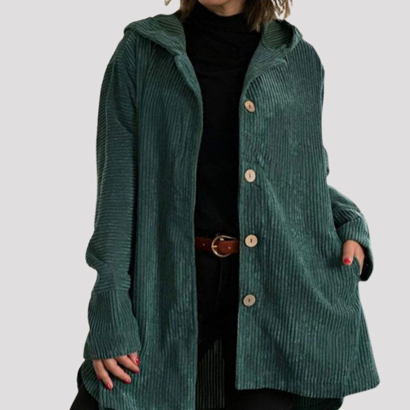 Rosalie™ | Veste à capuche en velours
