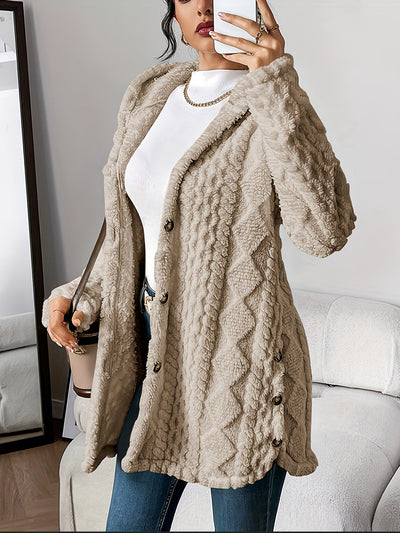 Rosalie™ | Manteau teddy chic