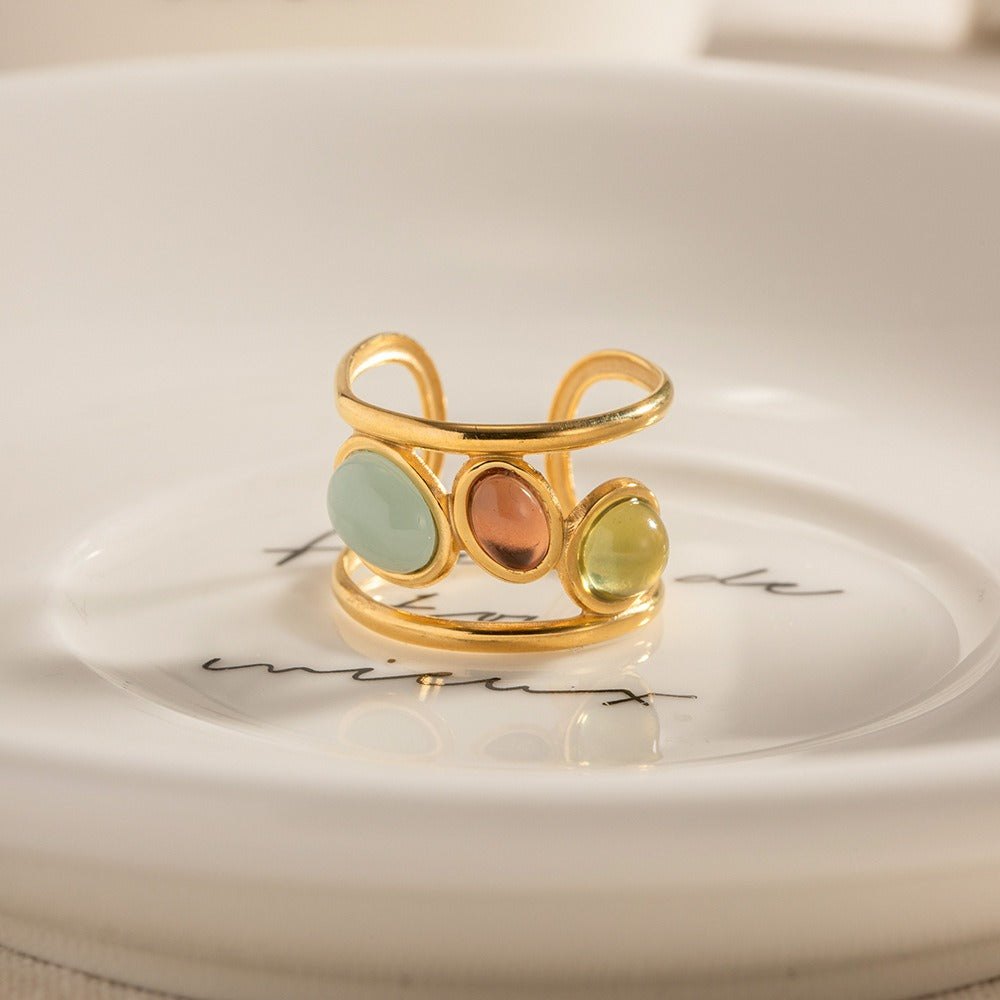 Rosalie™ | Bague trio élégante