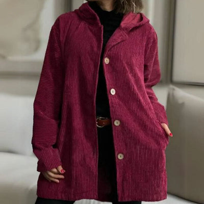 Rosalie™ | Veste à capuche en velours
