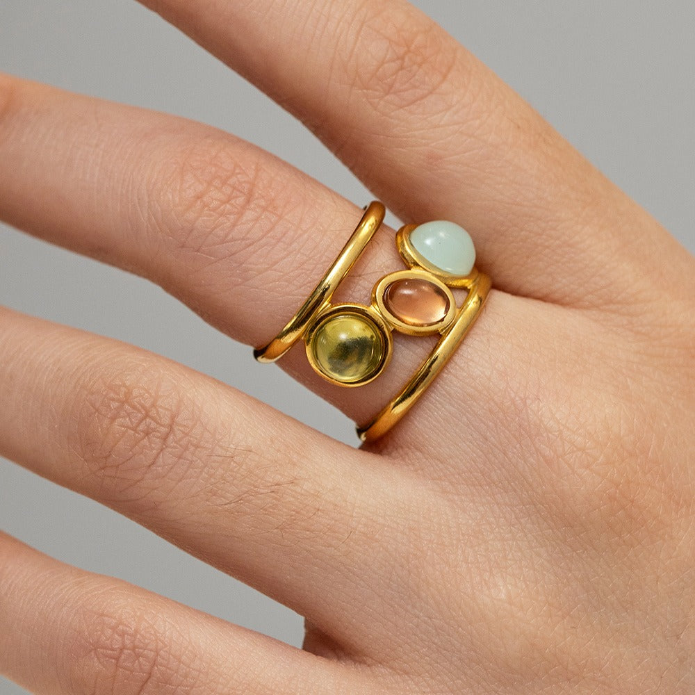 Rosalie™ | Bague trio élégante