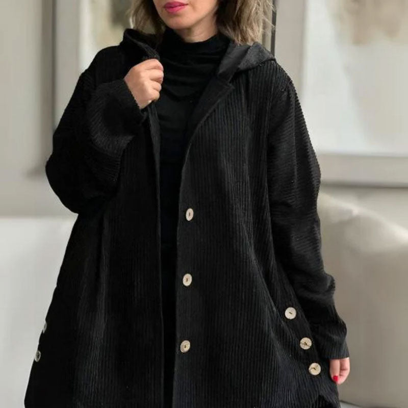 Rosalie™ | Veste à capuche en velours