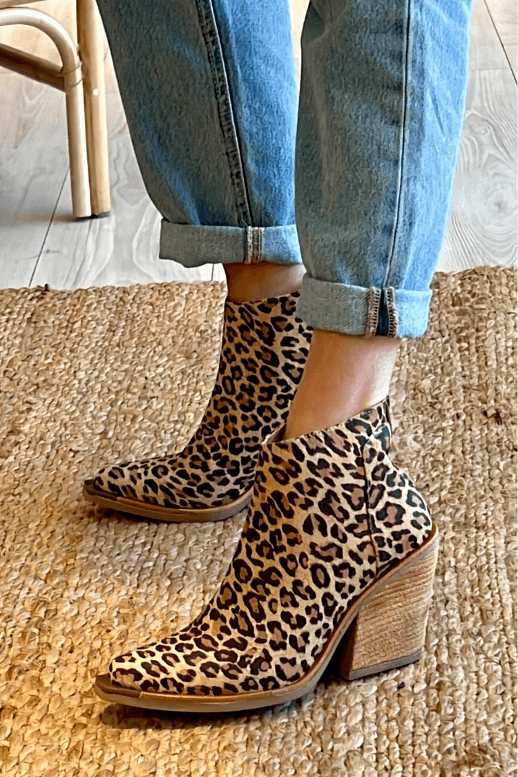 Camille™ | Bottines avec Imprimé Lion