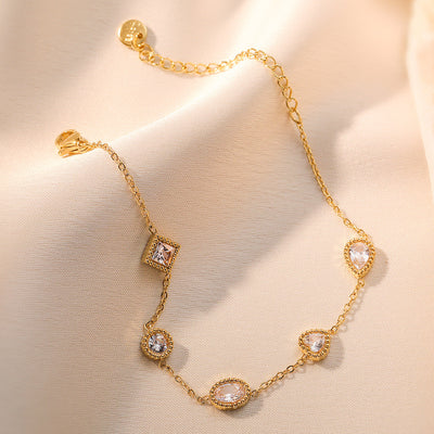 Rosalie™ | Bracelet élégant émeraude