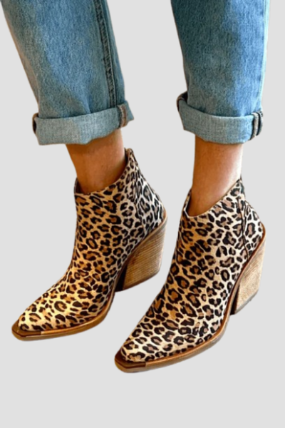 Camille™ | Bottines avec Imprimé Lion