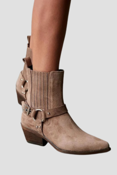 Anaïs™ | Bottines Western en Daim