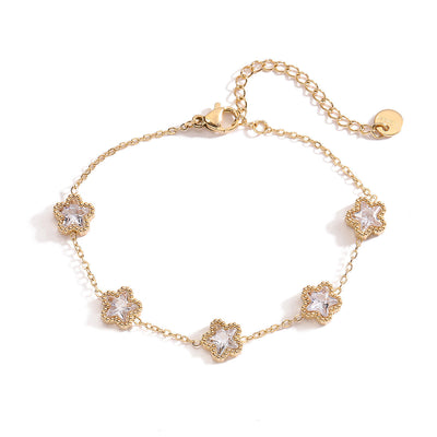 Rosalie™ | Bracelet élégant émeraude