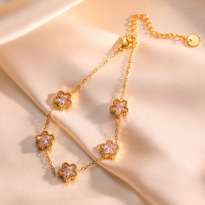 Rosalie™ | Bracelet élégant émeraude