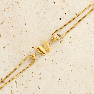 Rosalie™ | Bracelet de Cheville Papillon
