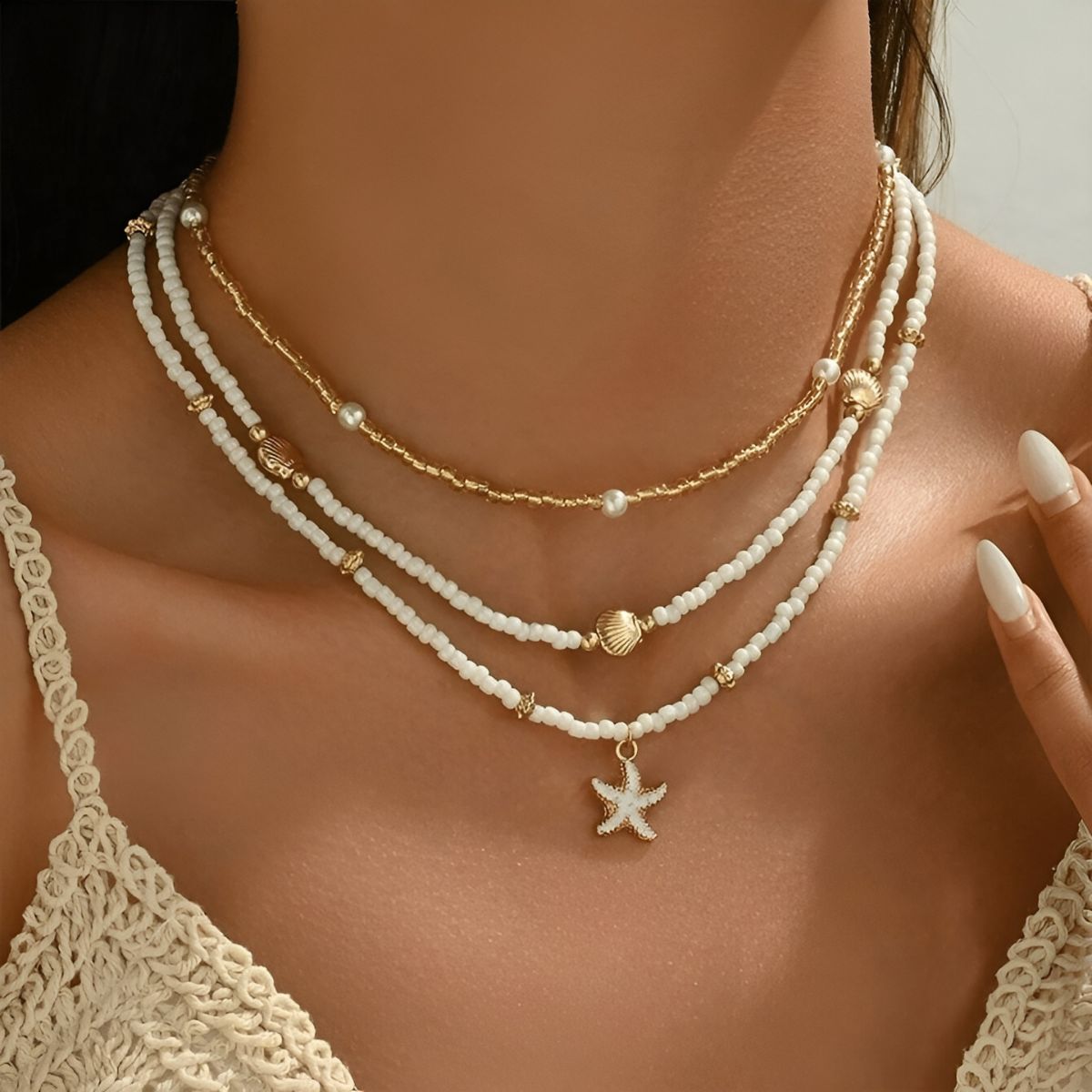 Rosalie™ | Collier à 3 Rangs