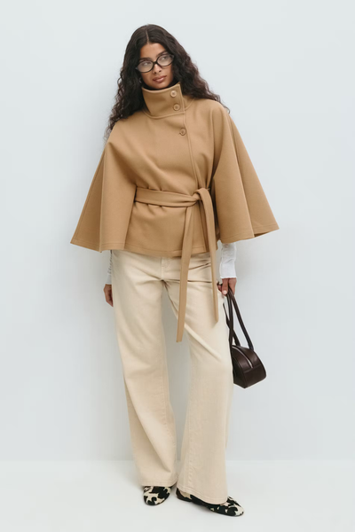 Rosalie™ | Veste Cape à Ceinture