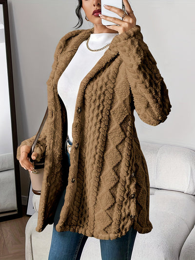 Rosalie™ | Manteau teddy chic