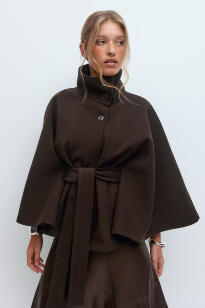 Rosalie™ | Veste Cape à Ceinture