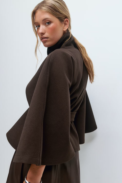 Rosalie™ | Veste Cape à Ceinture