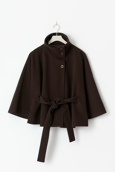 Rosalie™ | Veste Cape à Ceinture