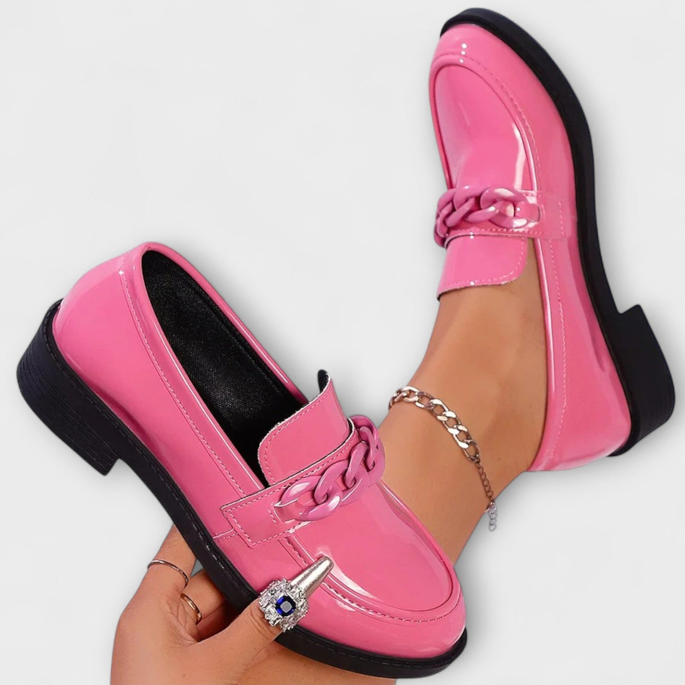 Rosalie™ | Mocassins Décontractés à Forme Arrondie
