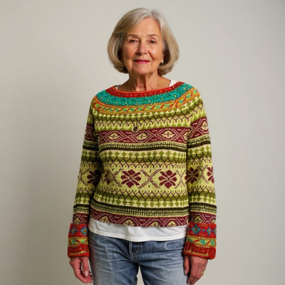 Caitlin | Pull Vintage Islandais