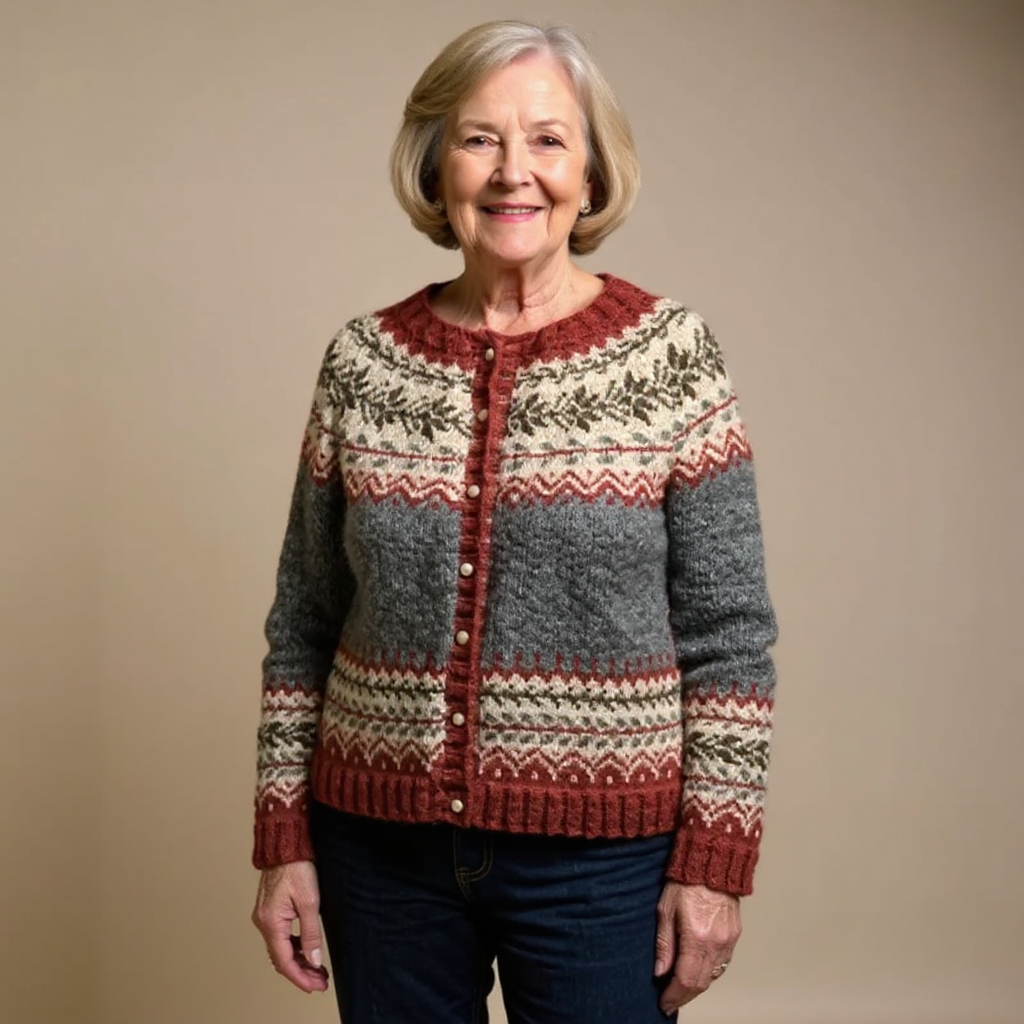 Jessy | Cardigan Vintage Islandais