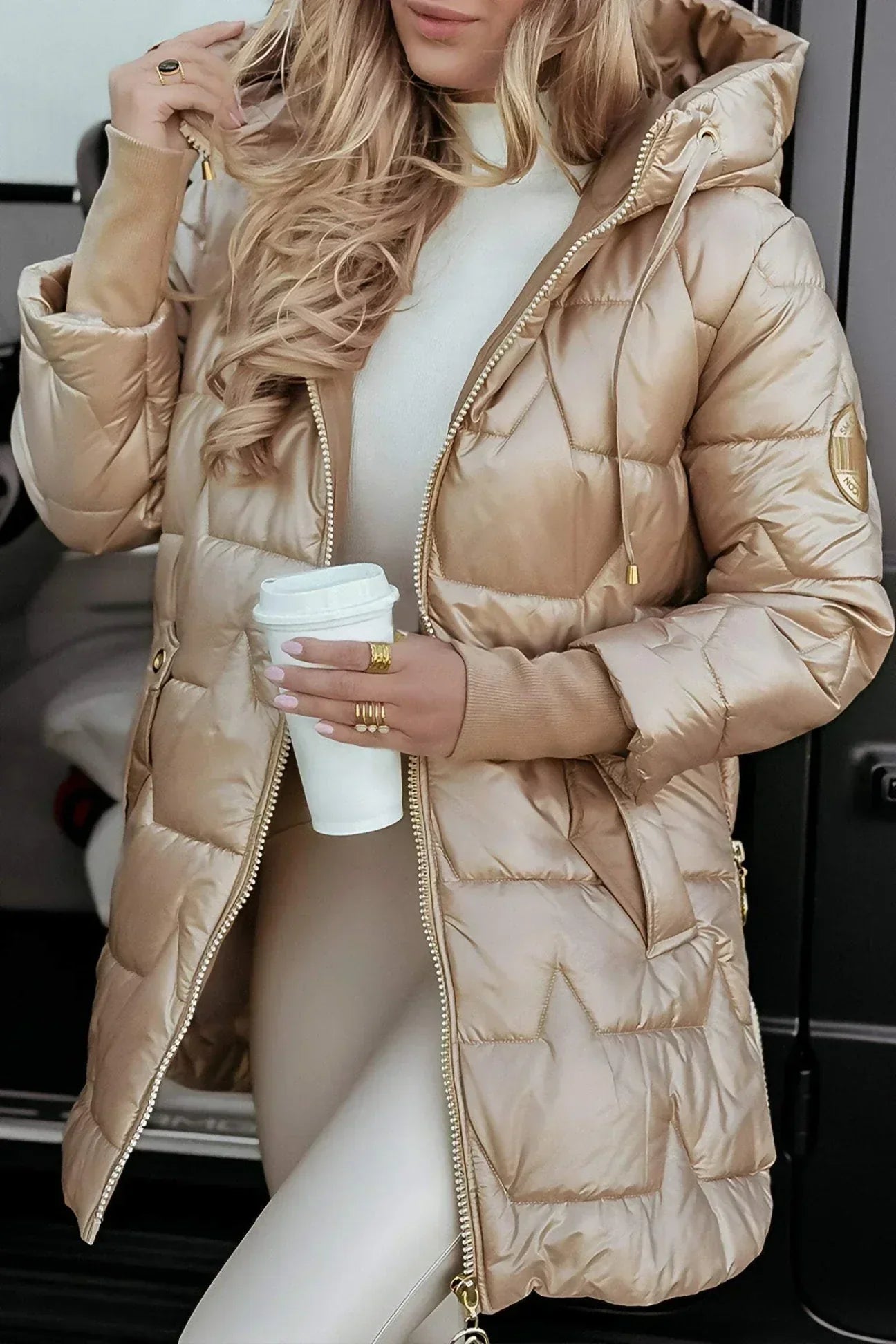 Rosalie™ | Veste matelassée longue