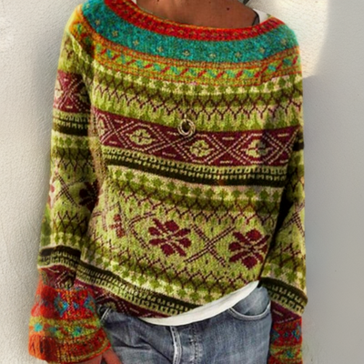 Caitlin | Pull Vintage Islandais