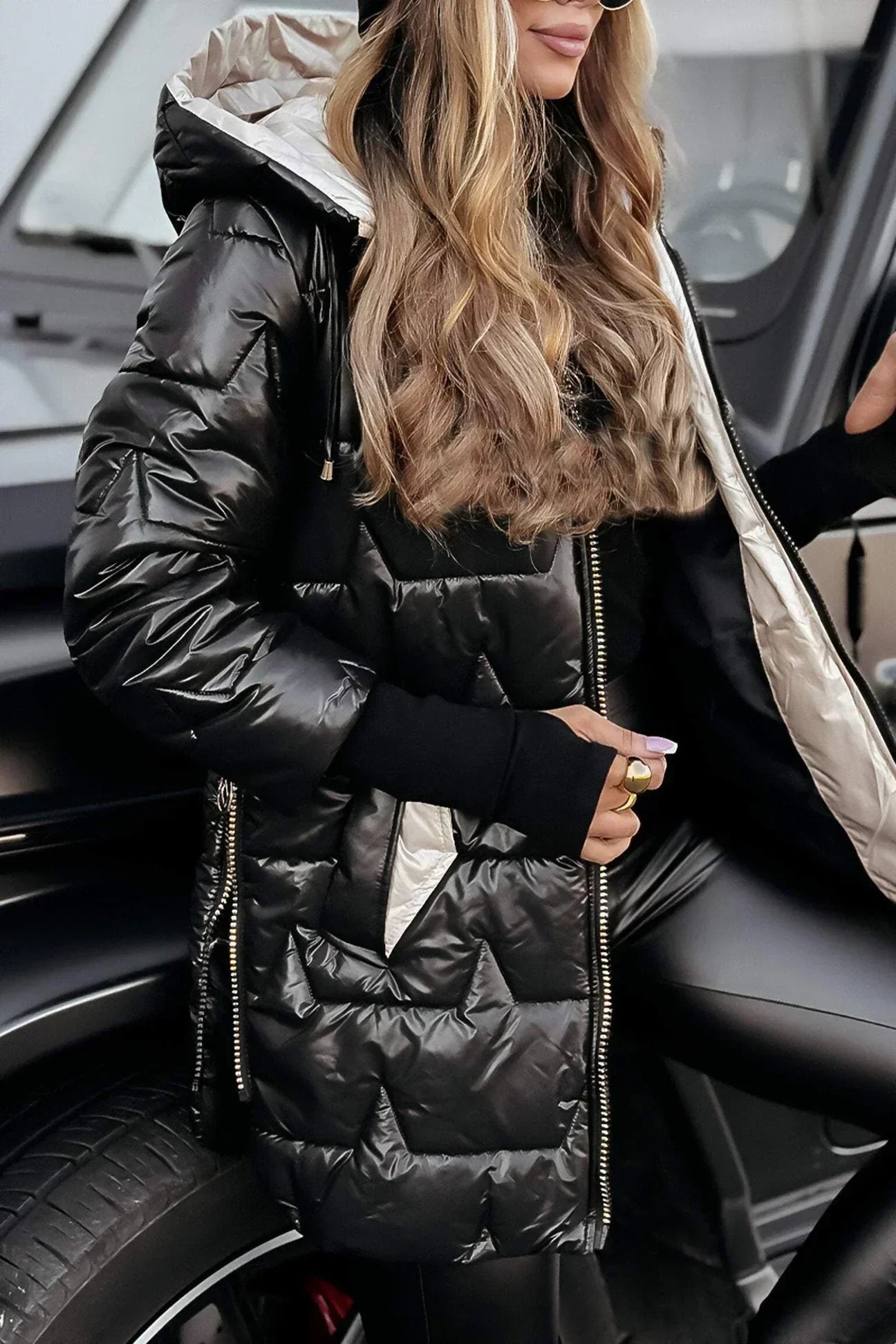 Rosalie™ | Veste matelassée longue