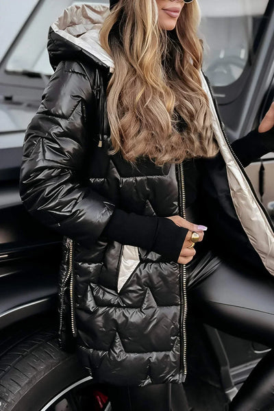 Rosalie™ | Veste matelassée longue