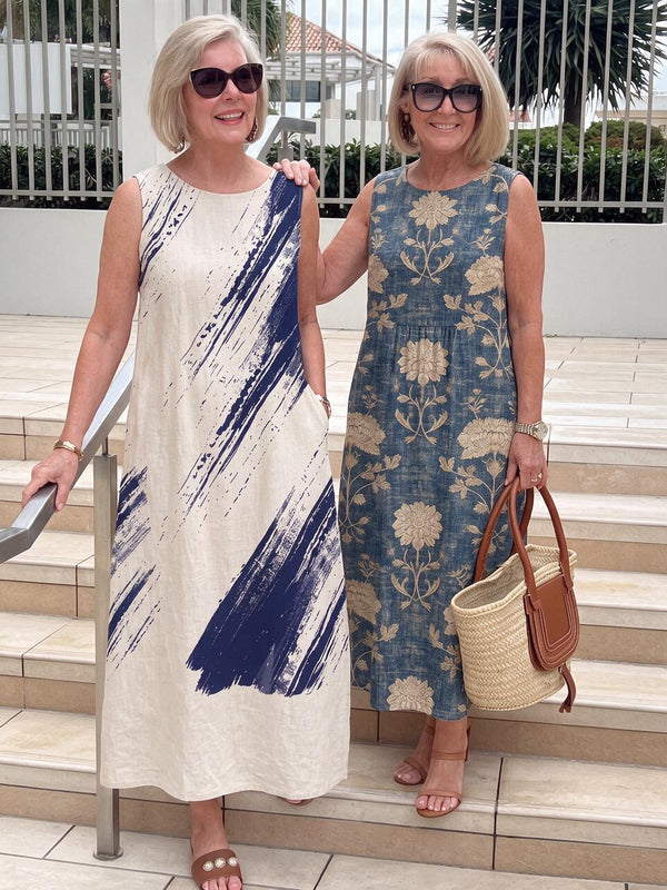 "Claire et Hélène portent nos Robes Midi du Quotidien"