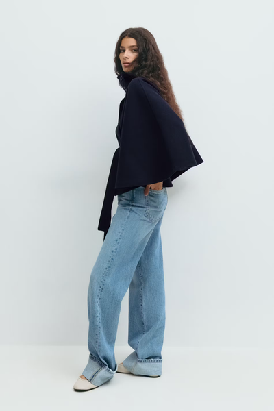 Rosalie™ | Veste Cape à Ceinture