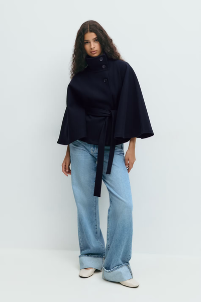 Rosalie™ | Veste Cape à Ceinture