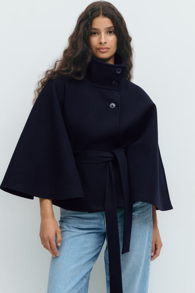 Rosalie™ | Veste Cape à Ceinture