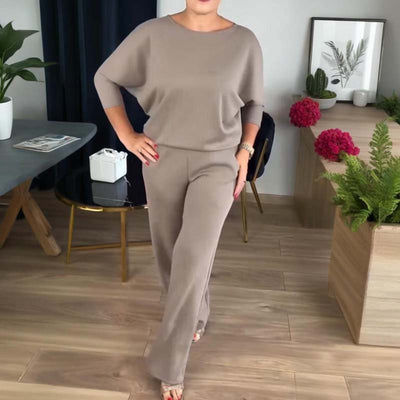 Rousseau Paris | Ensemble 3 pièces élégant comprenant un cardigan long, un haut et un pantalon
