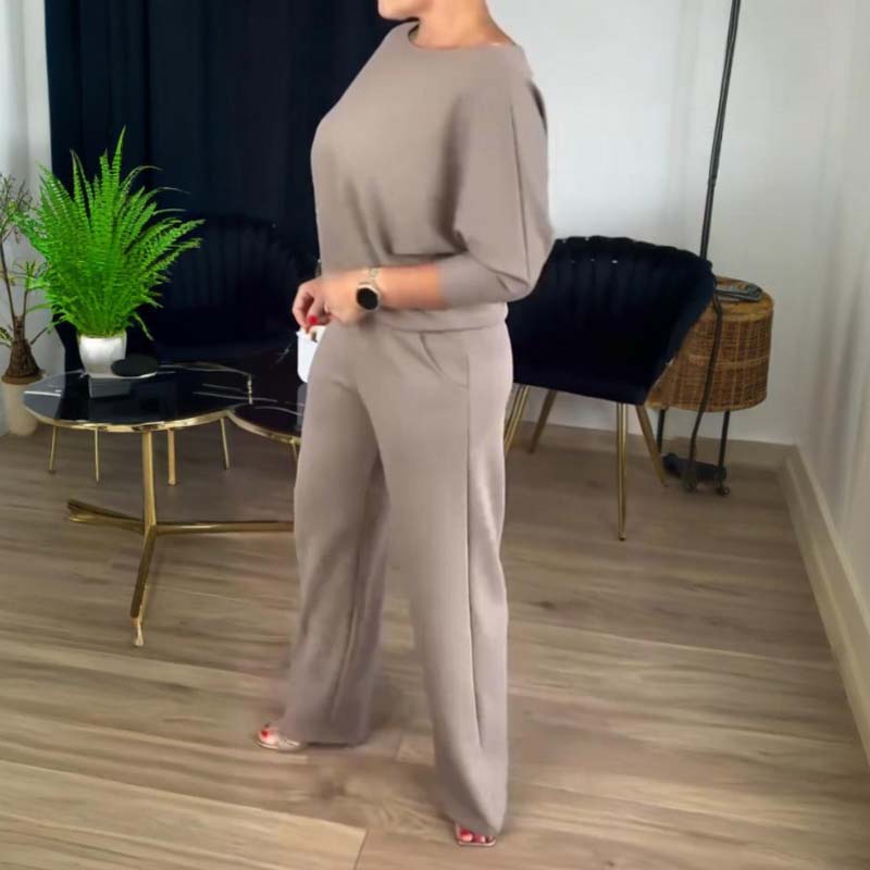 Rousseau Paris | Ensemble 3 pièces élégant comprenant un cardigan long, un haut et un pantalon